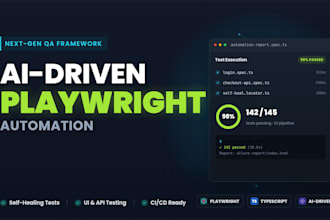 build ai driven playwright automation for UI and API testing