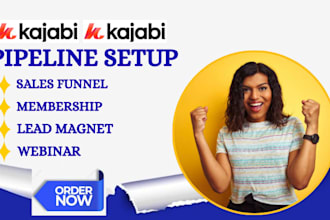 setup kajabi pipeline, kajabi website setup, kajabi course setup pipeline setup