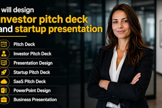 design a winning investor pitch deck and startup presentation