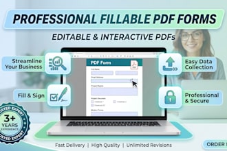 create professional fillable PDF forms