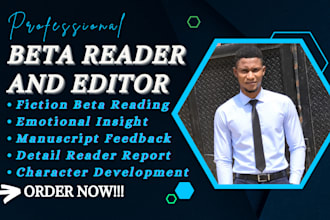 be beta reader and provide reader report, feedback, and improvement suggestions