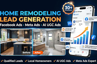 facebook ads, meta ads, lead generation, home remodeling, contractor marketing