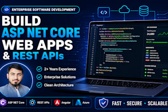 build secure scalable asp net core web applications and apis