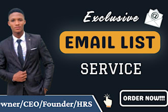 niche your targeted email lists, real email finding and email list building