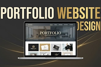design a professional business portfolio website