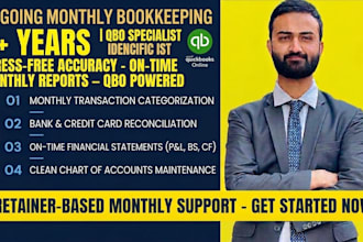 do monthly bookkeeping and accounting