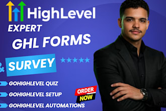 setup gohighlevel quiz ghl forms ghl survey ghl automation