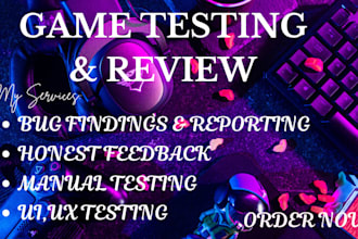 be your game beta tester