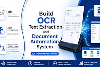 build ocr text extraction and document automation system