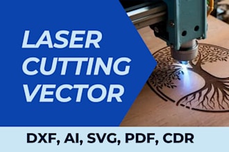prepare your images for laser cutting, custom svg