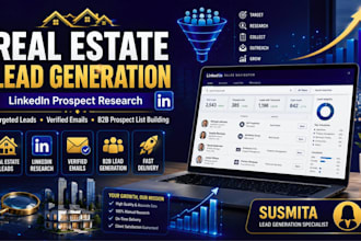 do real estate lead generation and linkedin prospect research