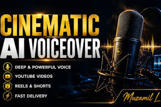 create a cinematic ai voiceover for your video