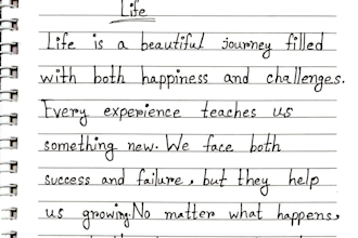 write neat handwritten notes and assignments
