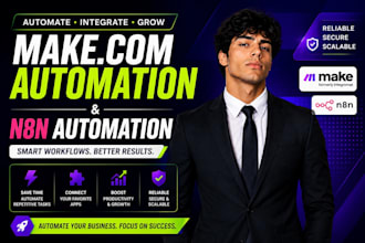 create make scenerio make expert n8n expert n8n developer make com