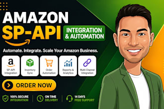 build amazon sp API, shopify API, ebay API, and API integration solutions