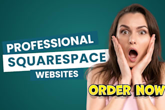 squarespace website, design and develop squarespace website