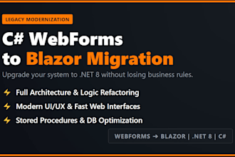 migrate your legacy c sharp webforms app to blazor and net 8
