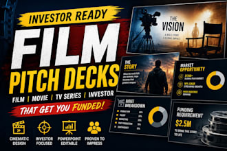 film pitch deck, TV series pitch deck, movie investor pitch deck powerpoint