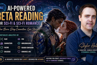 use ai to beta read your scifi or scifi romance novel