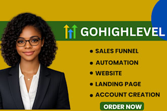 setup gohighlevel ai landing page go high level automation email setup n8n HTML