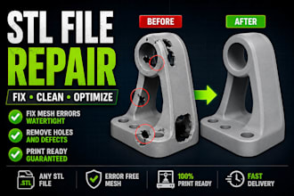 repair, fix and optimize stl files for flawless 3d printing