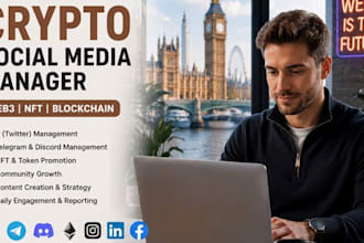 be your crypto social media manager for web3, nft, and twitter x growth