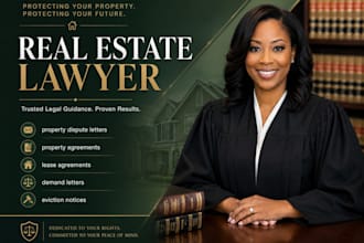 draft and review real estate contracts, leases, and property agreements