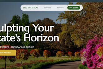 design real estate website