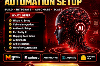 setup mistral ai cohere anthropic perplexity and huggingface