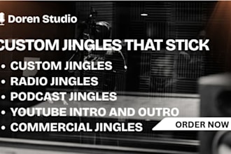 create custom jingles, podcast intros and commercial music