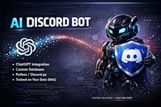 build custom ai discord bot with chatgpt API and database