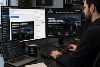 build a website for your limo or chauffeur business