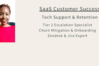 be your saas customer success and tech support