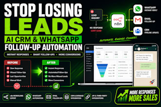 build CRM lead follow up and booking automation