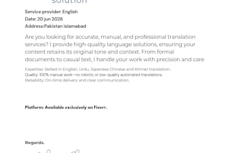 professional english, urdu, pashto, and hindi translation