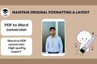 convert PDF to word and word to PDF professionally
