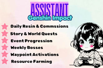 help with your genshin impact daily tasks