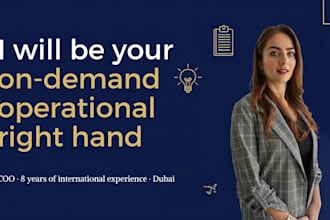 be your fractional coo and operational right hand, on demand