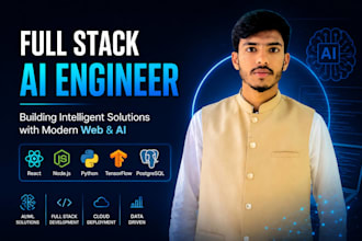 be ai software developer for ai saas, full stack ai website