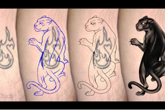 design a custom tattoo cover up to fix your old tattoo