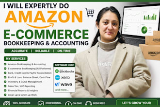 do amazon and ecommerce bookkeeping in quickbooks and xero