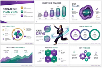 design professional business presentation slides pitch deck