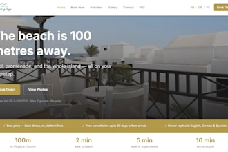 design and develop a modern responsive landing page website