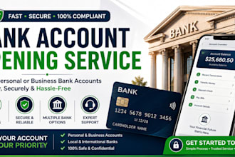 help you open a business bank account