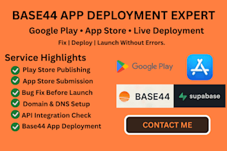 deploy your base44 app to google play store and app store base44 debugging