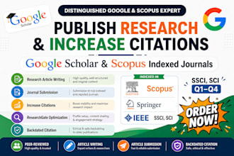 increase google scholar citations, journal citations, write and publish articles
