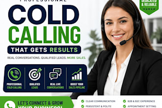 do outbound cold calling and appointment setting
