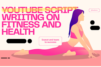 create engaging youtube script on fitness and health