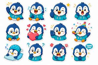 design custom whatsapp and telegram sticker packs