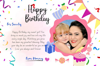 design beautiful custom birthday greeting cards